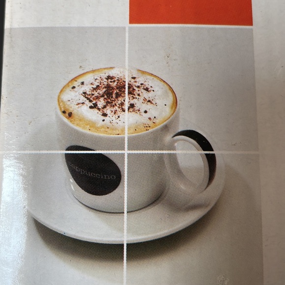 Cappuccino cup & saucer 4 pieces new in box - Picture 2 of 7